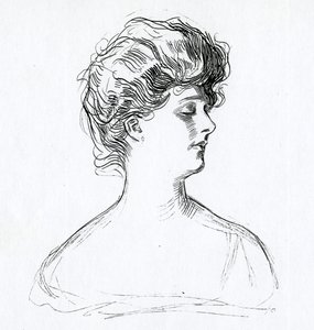 ギブソンの少女、1902年頃 作： Charles Dana Gibson